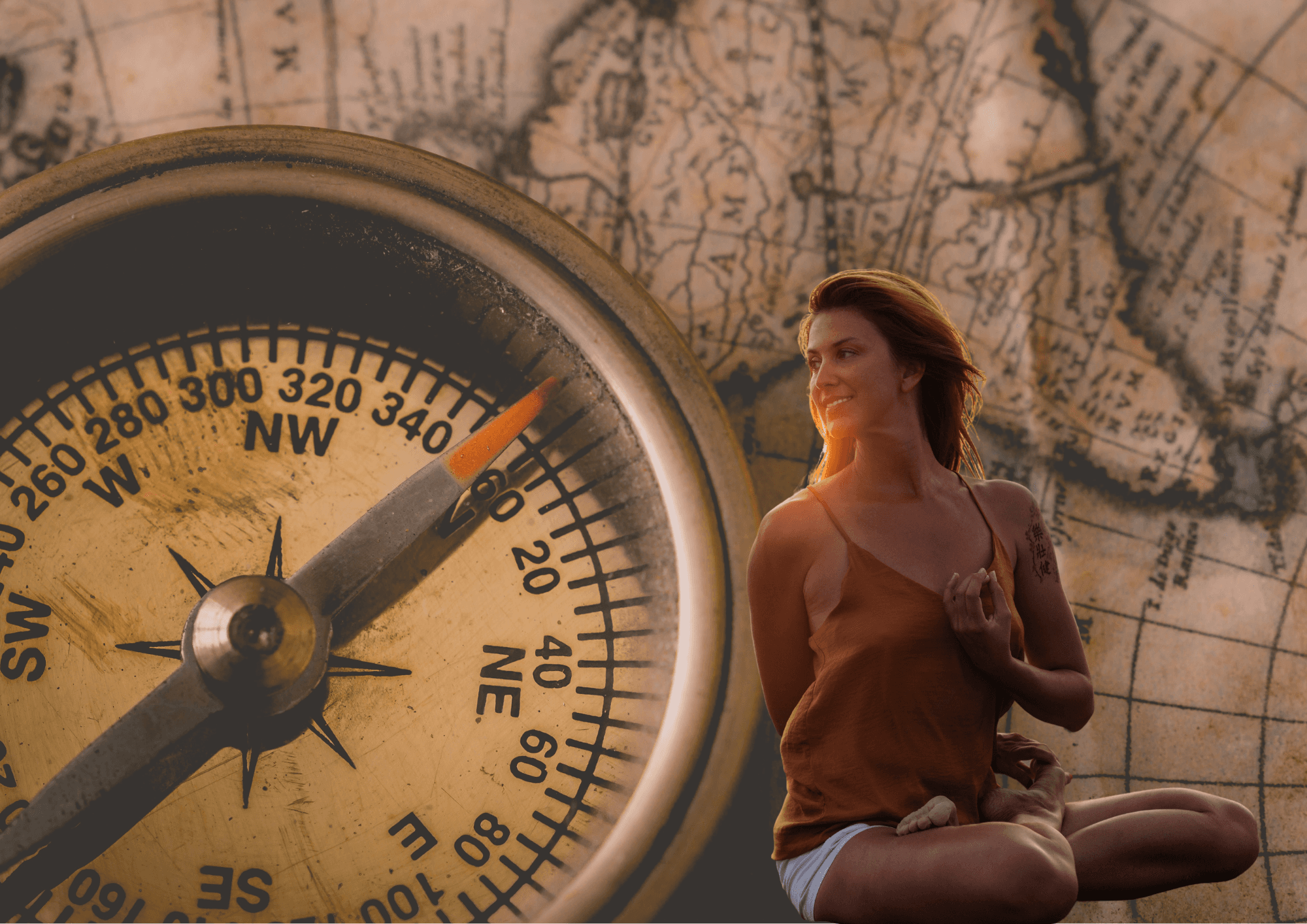 White and Greyscale Photo Wellness Instagram Post (297 x 210 mm)